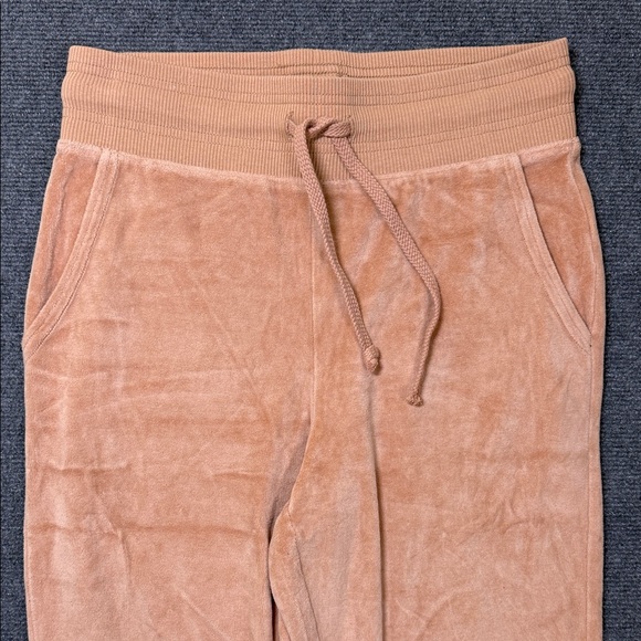Aerie Camel Velour Flare Pants (B2) - Picture 2 of 6